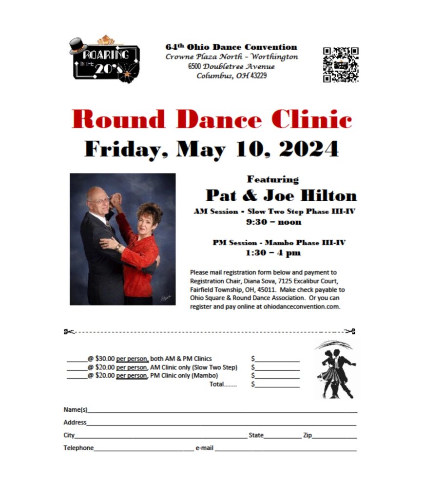 2024 Ohio Convention Flyers Round Dance Clinic