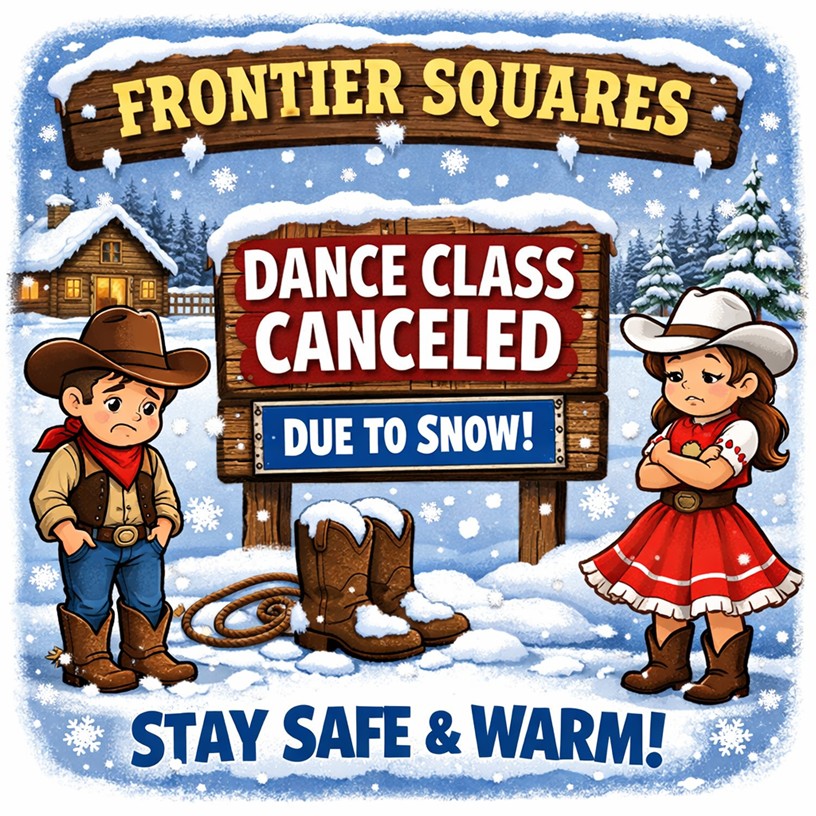 Dance Class Snow Canceled